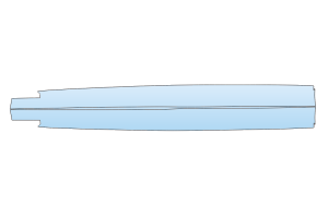 2027 AUDI S8 BASE LOWER ROCKER PANEL