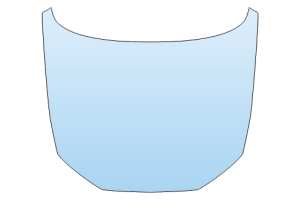 2027 AUDI S8 BASE FULL HOOD (NON (WRAPPED EDGES) EDGES)