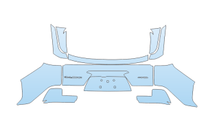 2027 SUBRARU TRAILSEEKER ALL MODELS FULL REAR BUMPER - HATCH AREA