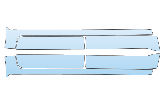 2026 RAM 1500 TUNGSEN ROCKER KIT paint protection film kit