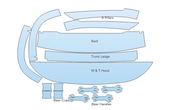 2026 VOLKSWAGEN TIGUAN SE-SEL R-LINE WEAR AND TEAR KIT PPF kit 2026 VOLKSWAGEN TIGUAN SE-SEL R-LINE WEAR AND TEAR KIT paint protection film kit