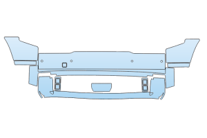 2027 KIA TELLURIDE HYBRID EX-SX-SX PRESTIGE BUMPER KIT WITH SENSORS