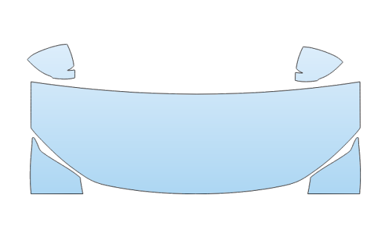 2025 POLESTAR POLESTAR 4 PARTIAL HOOD FENDER MIRROR KIT PPF kit 2025 POLESTAR POLESTAR 4 PARTIAL HOOD FENDER MIRROR KIT paint protection film kit
