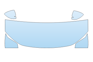 2025 POLESTAR POLESTAR 4 PARTIAL HOOD FENDER MIRROR KIT (WRAPPED EDGES)