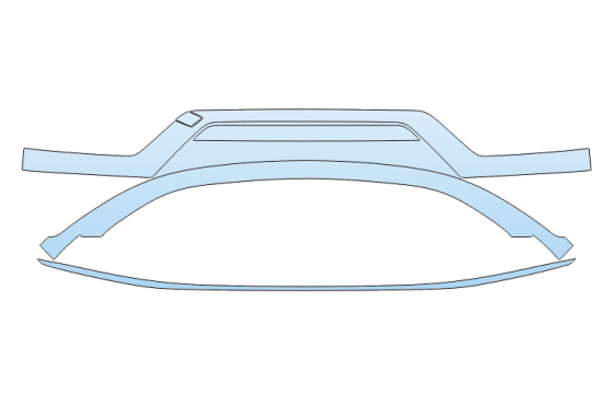 2025 POLESTAR POLESTAR 4 LOWER BUMPER KIT paint protection film kit