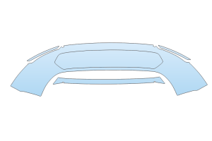 2025 POLESTAR POLESTAR 4 LOWER REAR BUMPER AREA