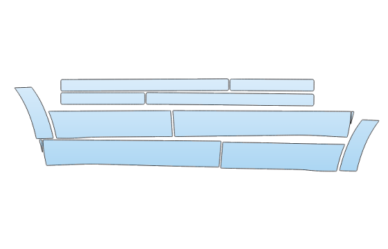 2025 MAZDA CX-50 HYBRID PREFERRED-PREMIUM-PREMIUM PLUS ROCKER KIT AND DOOR SILLS PPF kit 2025 MAZDA CX-50 HYBRID PREFERRED-PREMIUM-PREMIUM PLUS ROCKER KIT AND DOOR SILLS paint protection film kit