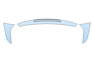 2025 MAZDA CX-50 HYBRID PREFERRED-PREMIUM-PREMIUM PLUS TOP HATCH (ABOVE REAR GLASS) AND SIDE PANELS