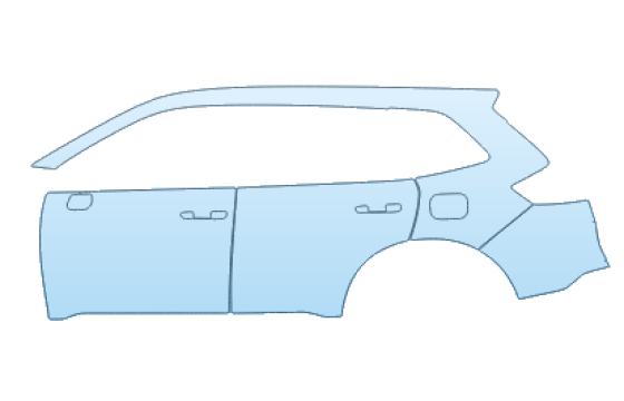 Precut PPF Kit – Clear Bra Paint Protection Film PAINT PROTECTION KIT