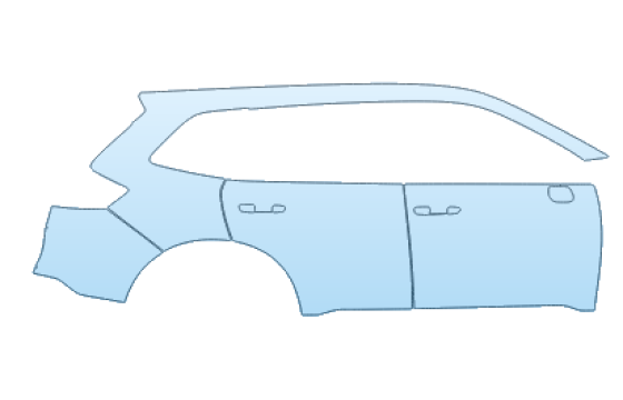 Precut PPF Kit – Clear Bra Paint Protection Film PAINT PROTECTION KIT