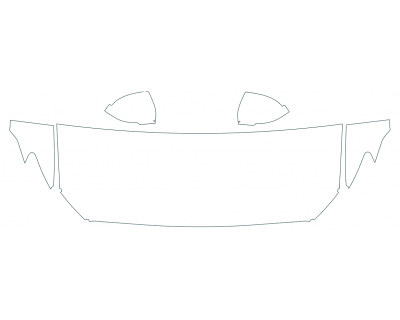 2024 Volvo S60 Ultimate (Wrapped) Hood Fender and Mirror Kit