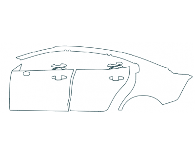 2025 Volvo S60 Ultimate Rear Fender and Door Kit (driver side only) 2025 Volvo S60 Ultimate Rear Fender and Door Kit (driver side only)